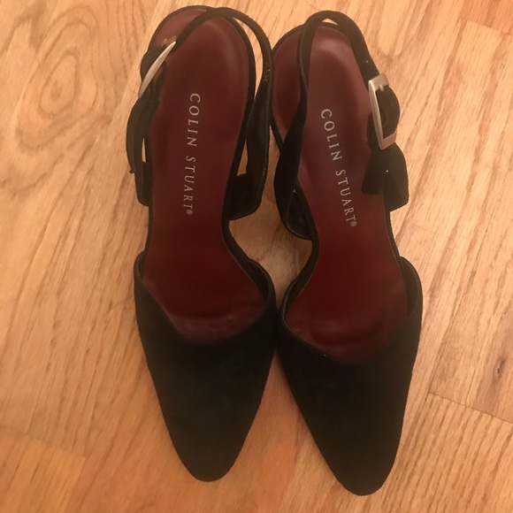 Colin Stuart Suede Heels - Picture 6 of 8